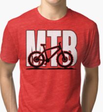 MTB - Mountainbike Tri-blend T-Shirt