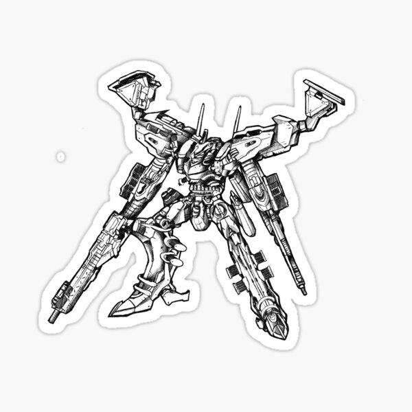 Item preview, Armored Core White Glint designed and sold by Hekatalia.