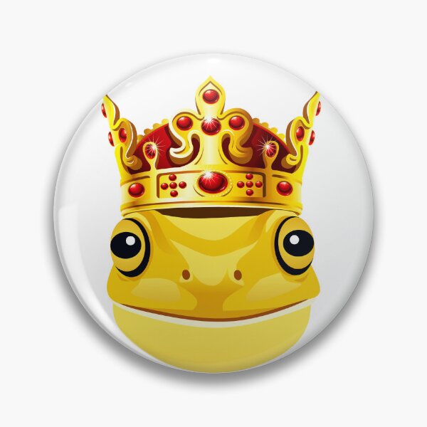 Item preview, illustration of the gold frog king designed and sold by AmsaOza.