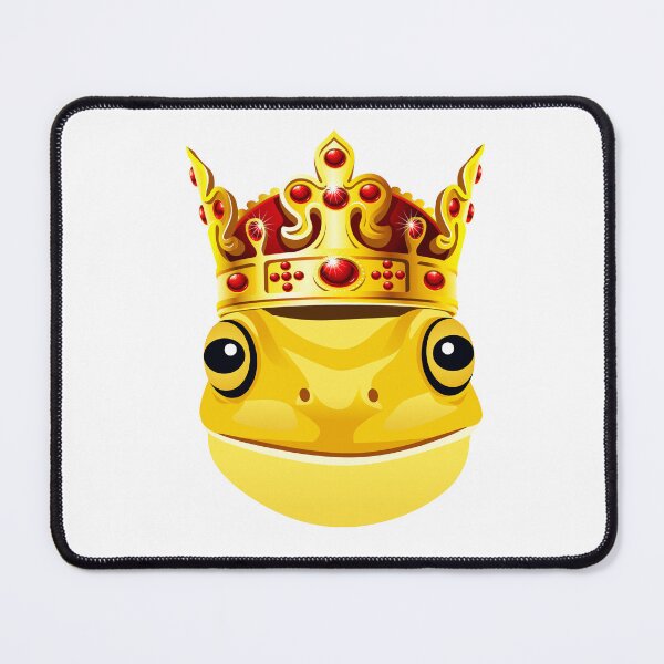 Item preview, illustration of the gold frog king designed and sold by AmsaOza.