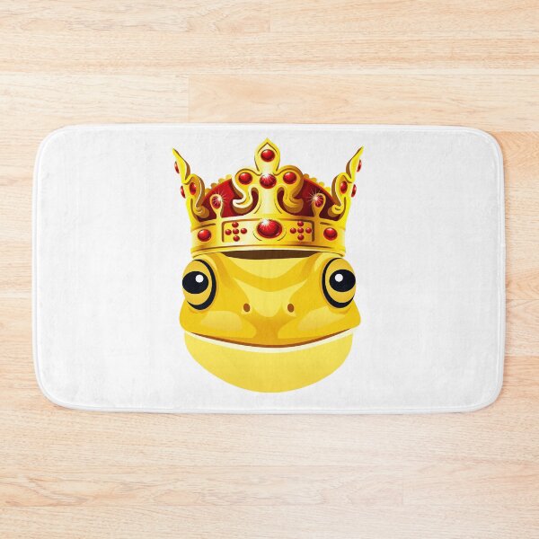 Item preview, illustration of the gold frog king designed and sold by AmsaOza.