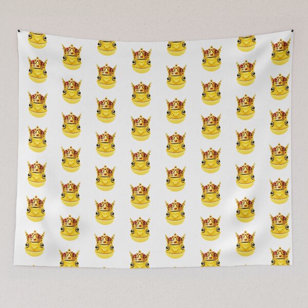 Item preview, illustration of the gold frog king designed and sold by AmsaOza.