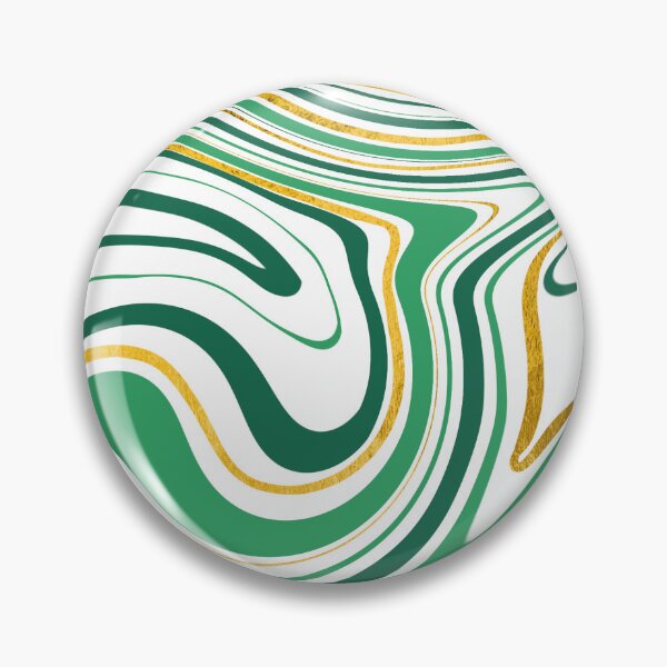 Item preview, Gold and emerald marble designed and sold by nherbst.