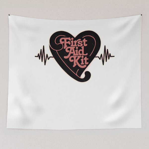 Item preview, First Aid Kit Band Vantablack Heartbeat , designed and sold by Kristopherrakus.