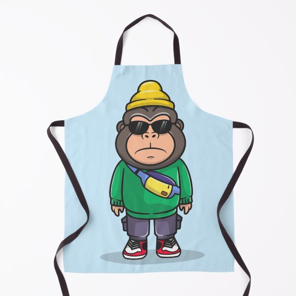 Item preview, Cute Cool Gorilla with Hip Style: Cartoon Vector Illustration designed and sold by hjian8219.