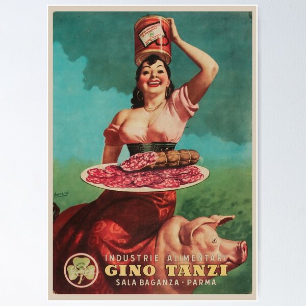 Framed Art Vintage Casaltoli scena - Ads - Vintage - Italy (AC4PZD)