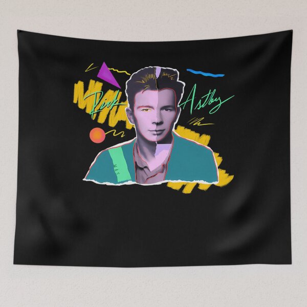 Item preview, RICK ASTLEY 80S RETRO STYLE designed and sold by MaximImmortal.
