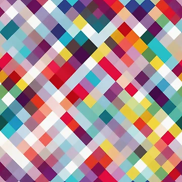 Artwork thumbnail, Colorful argyle pattern by CoolPixels