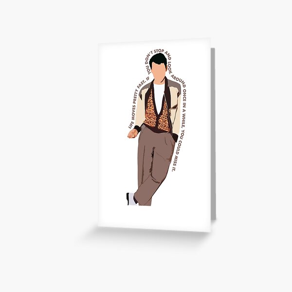 Ferris Bueller Greeting Card