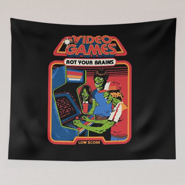 Item preview, Video Games Rot Your Brains  designed and sold by KYLAHTORKESON.