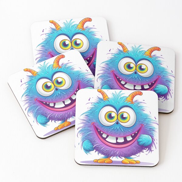 Item preview, Cute Fluffy Colorful Monster designed and sold by Lamarcy.
