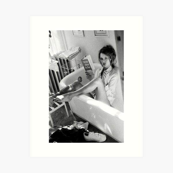 Item preview, Kate Moss Reading in Bathtub designed and sold by Little-Shop-18.