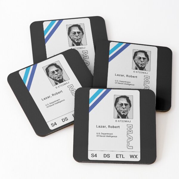Item preview, Bob Lazar Area 51 S4 Identification Card designed and sold by DogFoodFactory.