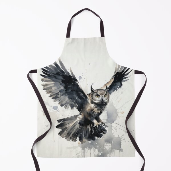 Item preview, Night Owl Illustration in Black Ink designed and sold by solrevolver.