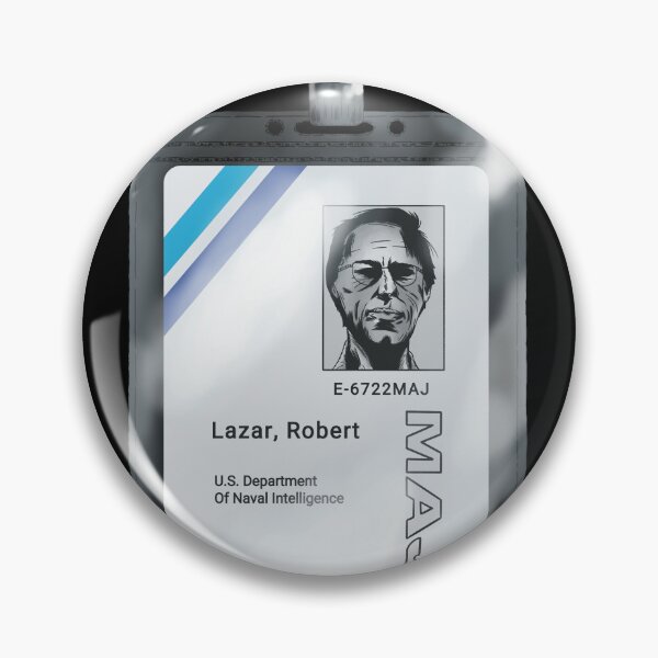Item preview, Bob Lazar Area 51 S4 Identification Card - Lanyard  designed and sold by DogFoodFactory.