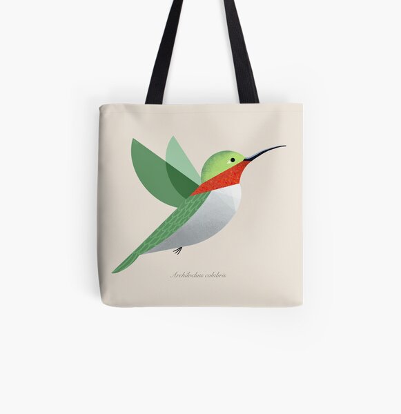 Hummingbird All Over Print Tote Bag