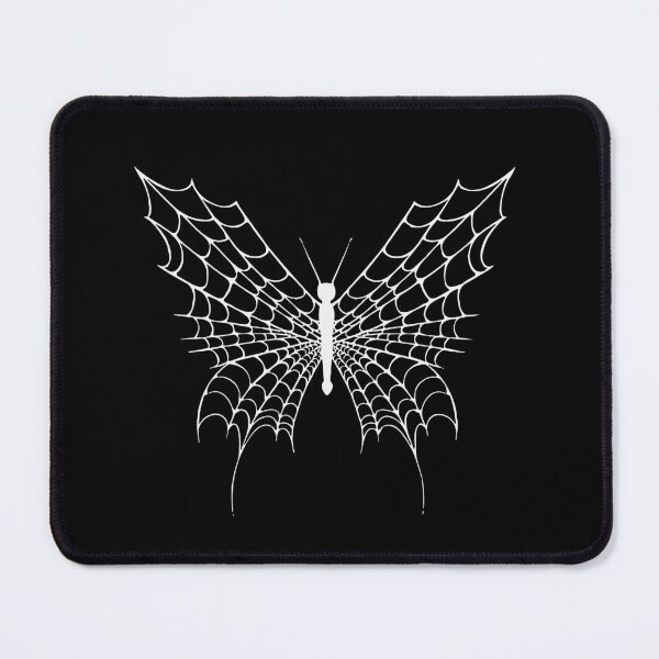 Item preview, Spider web in the shape of a white butterfly designed and sold by ANDI-Design.