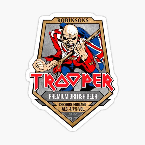 Item preview, I-R-O-N M-A-I-D-E-N Trooper Beer Triblend    designed and sold by ZakiartStore.