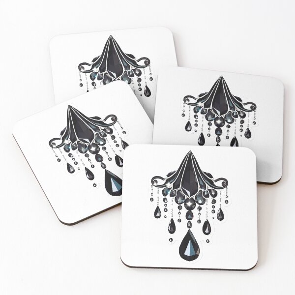 Item preview, Shiny black chandelier designed and sold by abmkf.