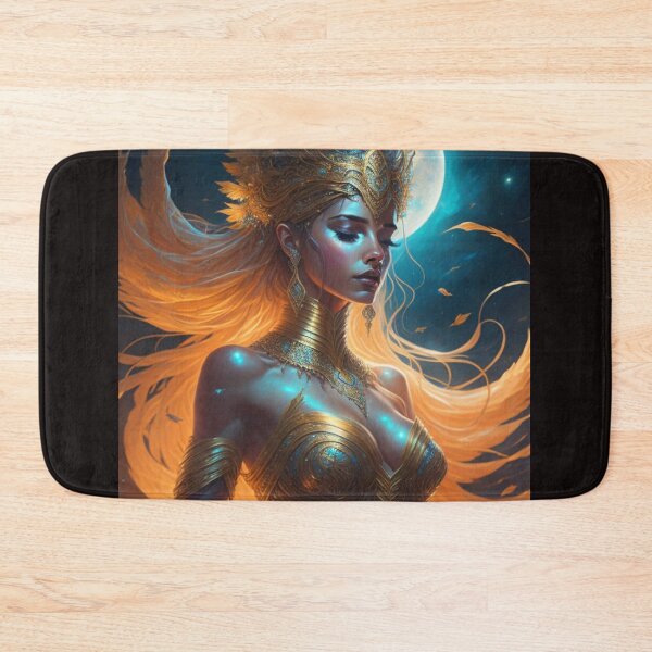 Item preview, Mystical Moonlight: Enchanting Woman Under the Lunar Glow designed and sold by OrionFrost.