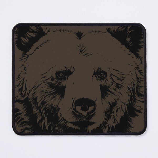 Item preview, Grizzly Bear Face Sticker T-shirt Art designed and sold by allthis.