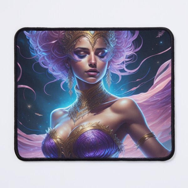 Item preview, Moonlit Beauty: A Mesmerizing Woman in the Night's Embrace designed and sold by OrionFrost.