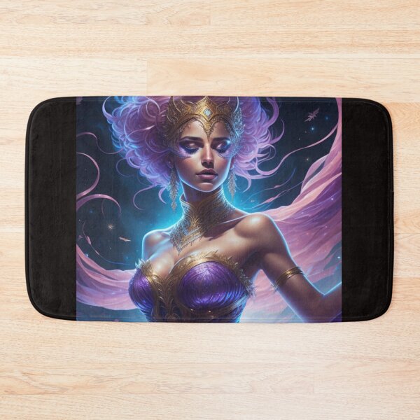 Item preview, Moonlit Beauty: A Mesmerizing Woman in the Night's Embrace designed and sold by OrionFrost.