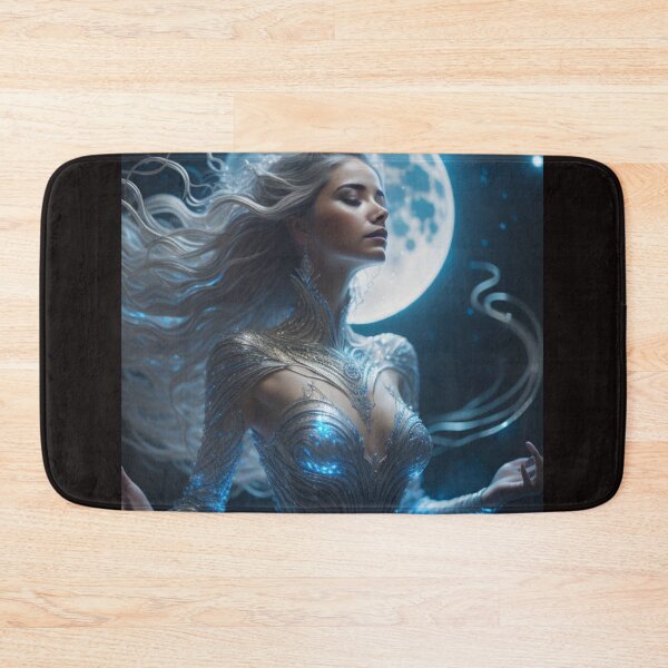 Item preview, Night's Enchantment: Alluring Woman in the Spell of Moon's Glow designed and sold by OrionFrost.