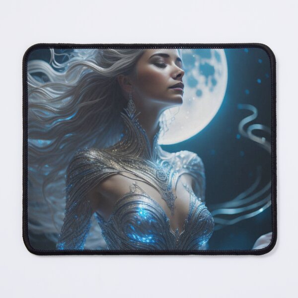 Item preview, Night's Enchantment: Alluring Woman in the Spell of Moon's Glow designed and sold by OrionFrost.