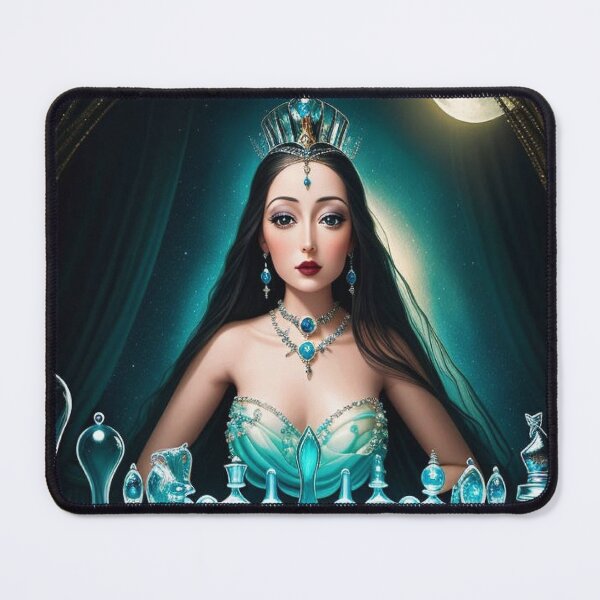 Item preview, Chessboard Charisma: Captivating Lady in the Realm of Strategic Beauty designed and sold by ThorneEvernight.