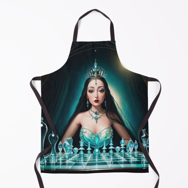Item preview, Chessboard Charisma: Captivating Lady in the Realm of Strategic Beauty designed and sold by ThorneEvernight.