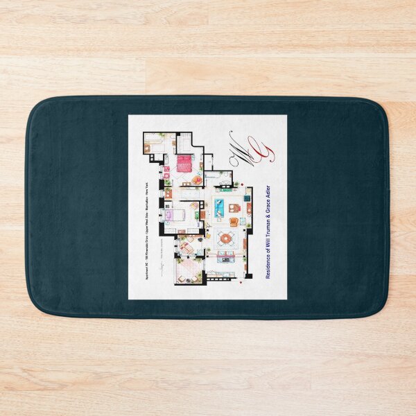 Item preview, Apartment of Will Truman and Grace Adler designed and sold by BrodenEveleigh.