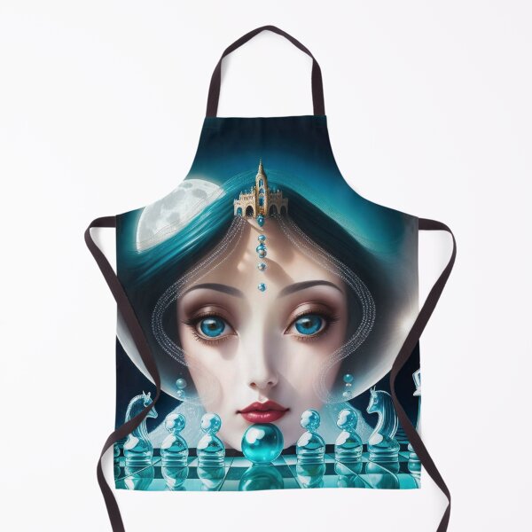 Item preview, Enigmatic Duels: Graceful Woman Gracing a Chessboard of Intrigue designed and sold by ThorneEvernight.