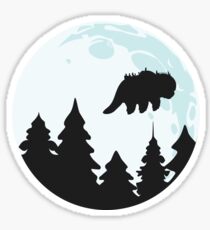 Flying By Moonlight Sticker