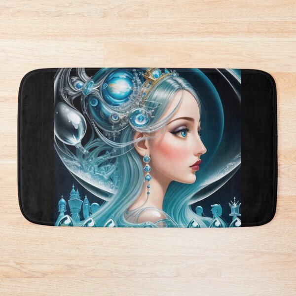 Item preview, Beauty's Gambit: Enthralling Woman Playing her Moves on a Dreamlike Chess Set designed and sold by ThorneEvernight.
