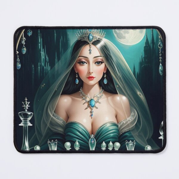 Item preview, Mystic Moves: Alluring Woman Conquering the Chessboard's Enchantment designed and sold by ThorneEvernight.