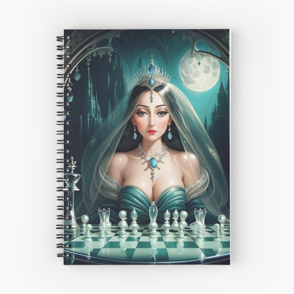 Item preview, Mystic Moves: Alluring Woman Conquering the Chessboard's Enchantment designed and sold by ThorneEvernight.