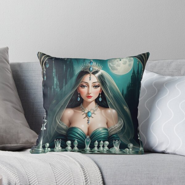 Item preview, Mystic Moves: Alluring Woman Conquering the Chessboard's Enchantment designed and sold by ThorneEvernight.