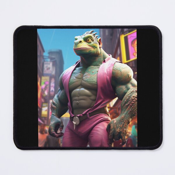 Item preview, Chameleon Monster Bodybuilder: Strength in Every Shade designed and sold by JLCableStudio.
