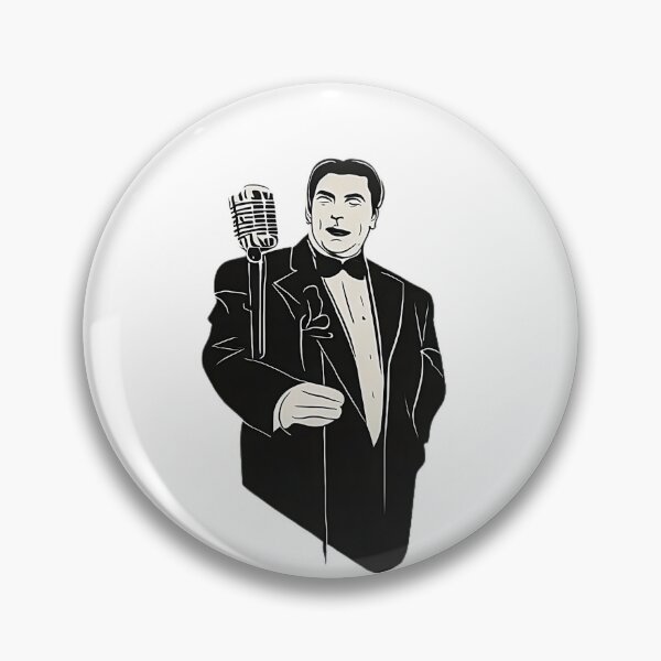 Item preview, Enrico Caruso Embracing his Microphone Silhouette designed and sold by MinimalistHaven.