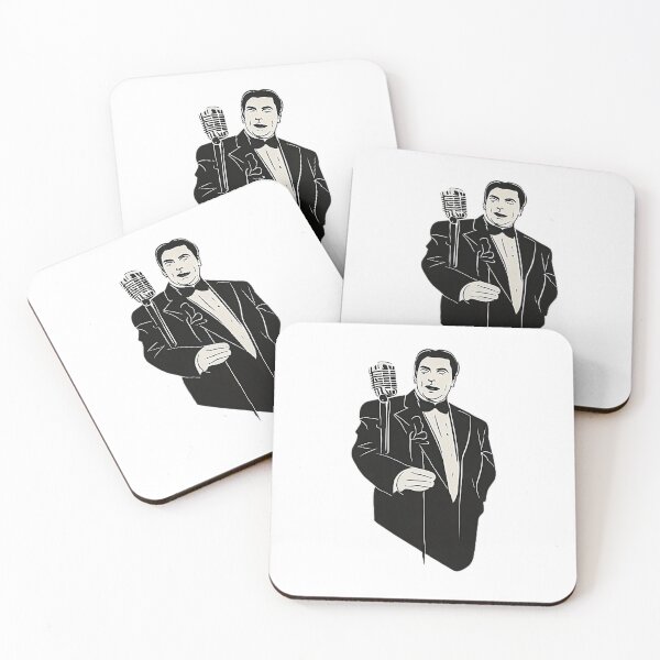Item preview, Enrico Caruso Embracing his Microphone Silhouette designed and sold by MinimalistHaven.