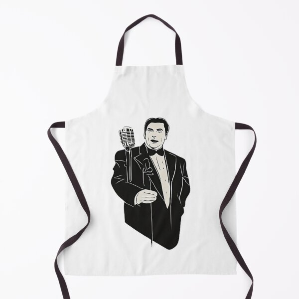Item preview, Enrico Caruso Embracing his Microphone Silhouette designed and sold by MinimalistHaven.