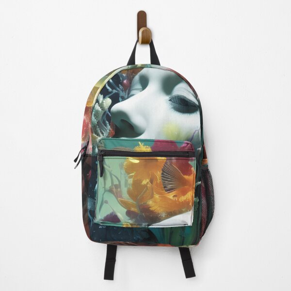 Item preview, Underwater psychedelic woman digital print designed and sold by dcrc.