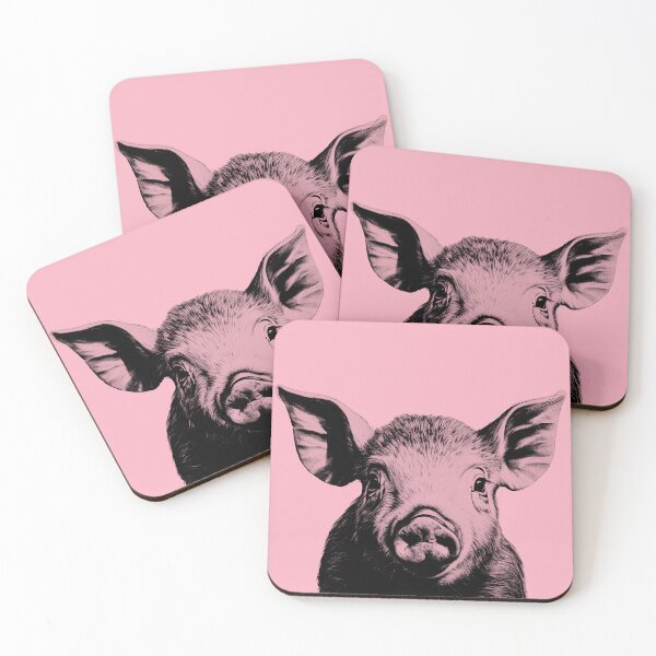 Item preview, Pig Face Sticker T-shirt Art designed and sold by allthis.