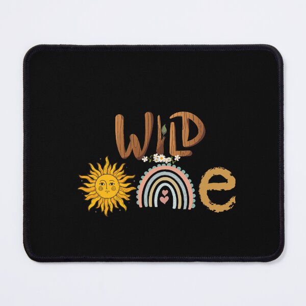 Item preview, Wild One Sun Face Retro Rainbow designed and sold by alexanderkn.