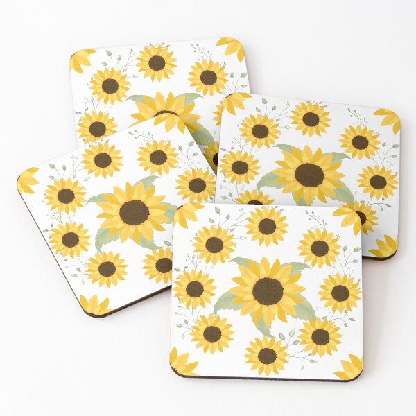 Item preview, seamless picture with sunflower pattern designed and sold by Piano-pn.