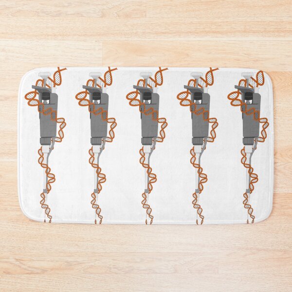 Item preview, Gray Micropipette with Orange DNA designed and sold by emmacatwheels.