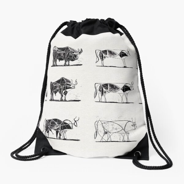 Aperçu de l'œuvre El Toro - Dessin au trait de taureau esthétique créée et vendue par jigopafade.