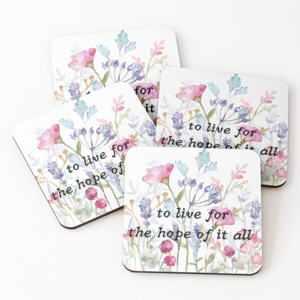 Item preview, August Lyrics - To Live For The Hope of It All designed and sold by Kelsey Gideon.