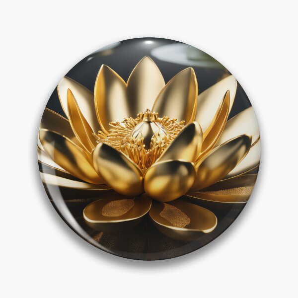 Item preview, Golden lotus flower designed and sold by AngelicArt24.